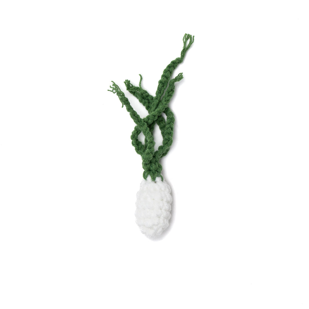 crochet onion cat toy 